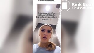 Girl has insane diarrhea in the toilet