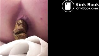 short private shot while pooping