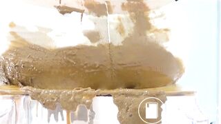 Japanese panty poop sit and smear - video 2