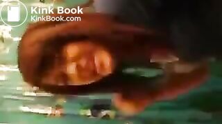 Sexy girl forcing constipation