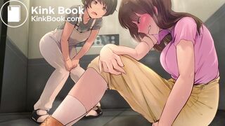japanese anime girl elevator diarrhea