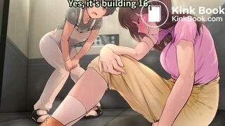 japanese anime girl elevator diarrhea