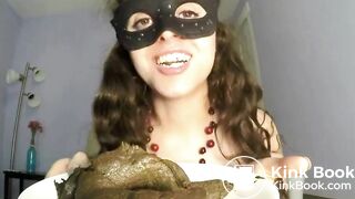 Instruction. Shit, lick , eat , chew , swallow