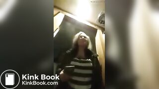 Poo in the toilet..