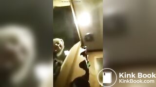 Poo in the toilet..