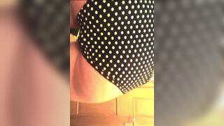Polka dot panty poop - video 2