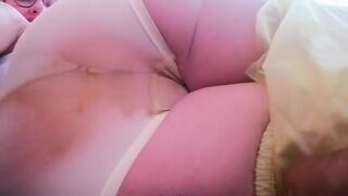 marvellous load in her wet panties