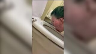 DIRTY TOILET LICKING SCAT PIGS COMPILATION