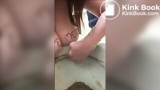 DIRTY TOILET LICKING SCAT PIGS COMPILATION