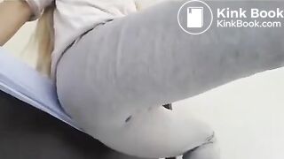 A mess in tight sweatpants..