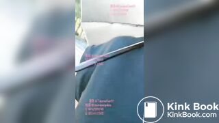 Chinese lady pooping outside