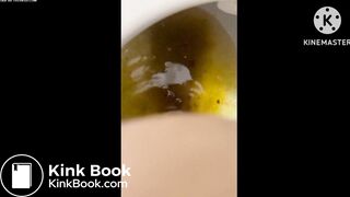 Korean girl poop and fart comp5