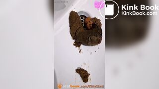 Pooping in an Indian sink