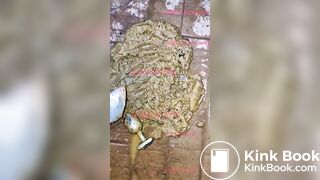 Chinese dildo poop with butt plug