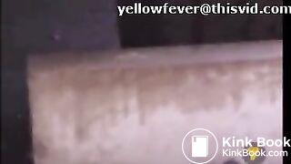 Pretty girl makes pile of poop in carpark