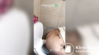 Sexy brown girl dropping bombs