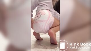 cute blond diaper 1