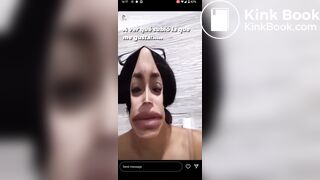 Instagram model shitting