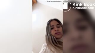 Beautiful Argentinian girl drops a stinky dump at work