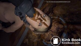 girl punished by human toilet ...