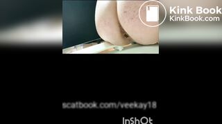 Girl pooping comp - video 4
