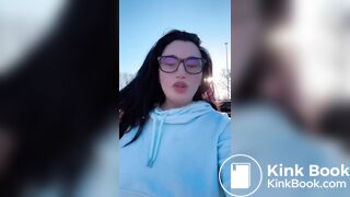 Girl takes a load in the sink