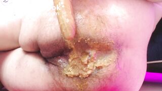 bbw camgirl shitty dildo anal