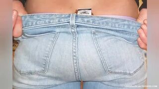 Purple Speedo Triple Pants Poop