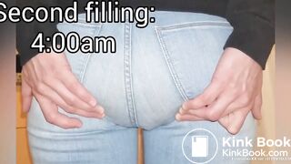 Purple Speedo Triple Pants Poop