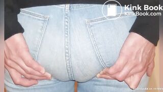 Purple Speedo Triple Pants Poop