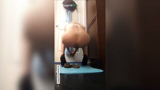 Massive load from curvy girl