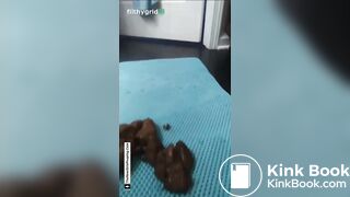 Massive load from curvy girl