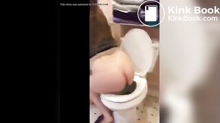 Cute teen pooping - video 2