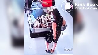 Supermarket accidental shit