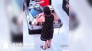 Supermarket accidental shit