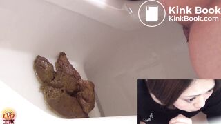 Cute girl pooping - video 3