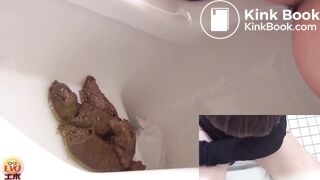 Cute girl pooping - video 3