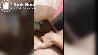 Marshmallow diaper poo..