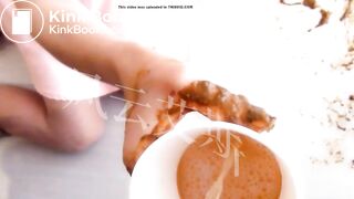 Chinese woman eat scat 2.