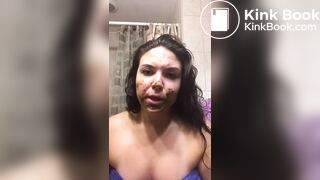 WOMAN BEGS WITH SHIT ON HER FACE PART 2 OF 6
