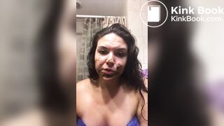 WOMAN BEGS WITH SHIT ON HER FACE PART 2 OF 6