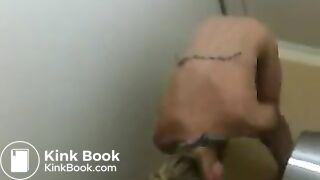 Blondie in a Bikini poops and wipes