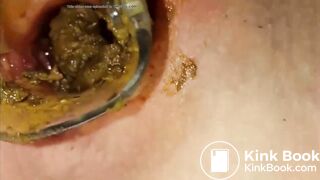 Pussy full of shit and open dirty ass.