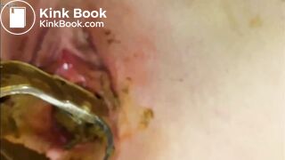 Pussy full of shit and open dirty ass.