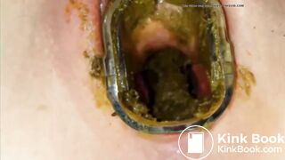 Pussy full of shit and open dirty ass.