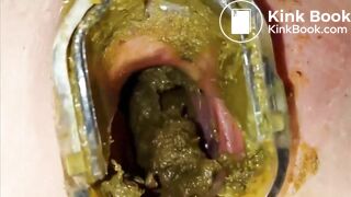 Pussy full of shit and open dirty ass.