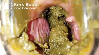 Pussy full of shit and open dirty ass.