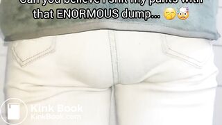 Huge Green Double Jeans Poop