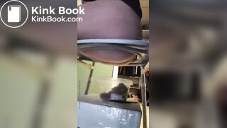 Hottie has to take a massive shit