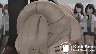 girl used to clean and consume gases